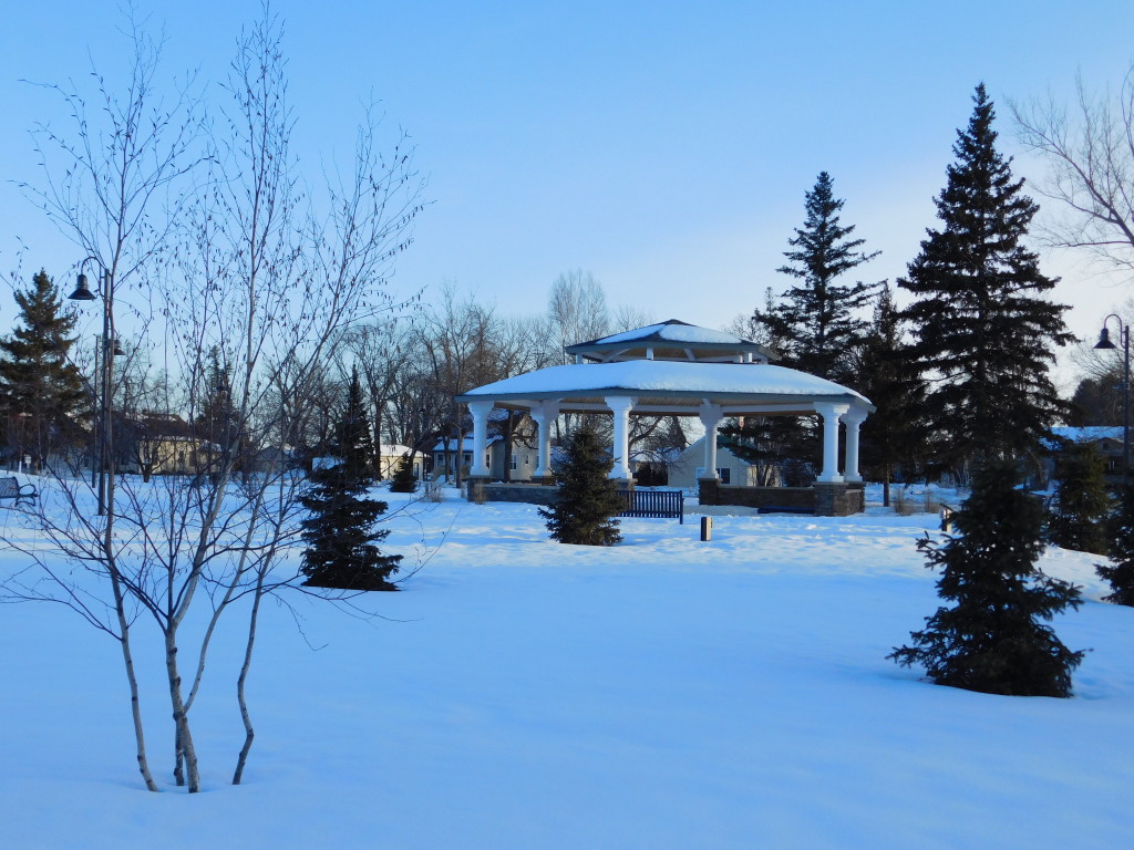 Warroad Gazebo in Winter